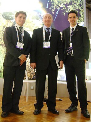 Frederico Torres (SPCVB), Arnaldo Nardoni (presidente da ICCA - International Convention and Congress Association) e Eduardo Rector (Via Landauto)