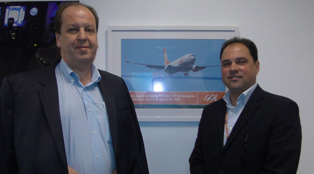Aviação , O presidente da Abear, Eduardo Sanovicz, e o vice-presidente de Operações da Gol, Adalberto Bogsan